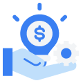 Financial solution icon