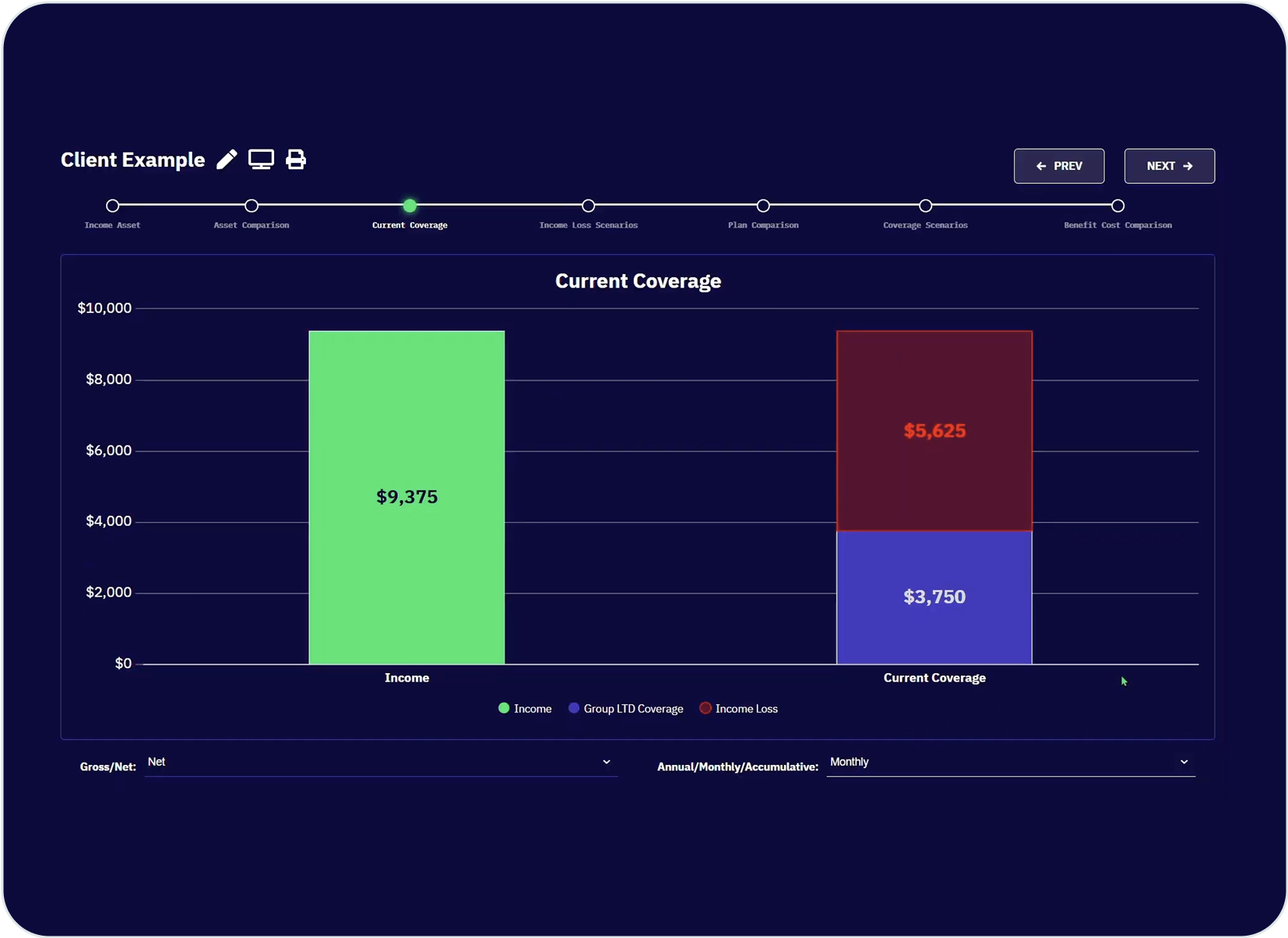Income protection software