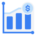 Increase sales icon